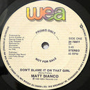 Matt Bianco - Dont Blame It On That Girl (45-Tours Usagé)