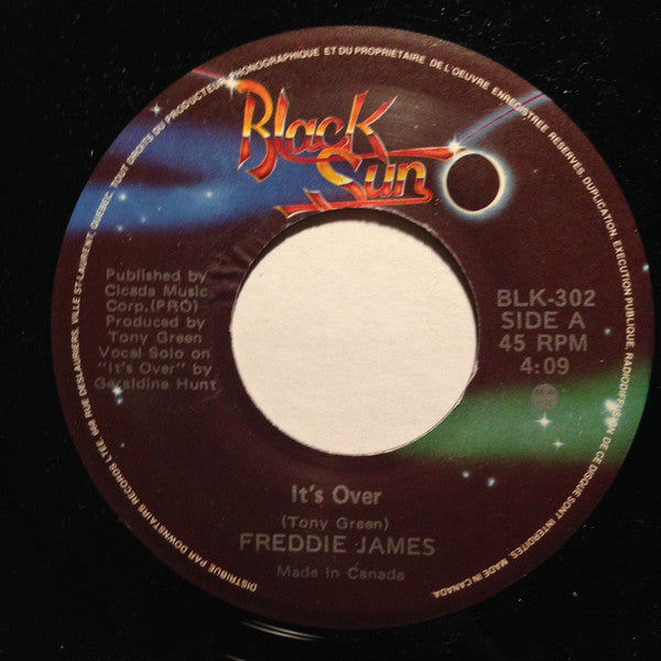 Freddie James - Its Over (45-Tours Usagé)