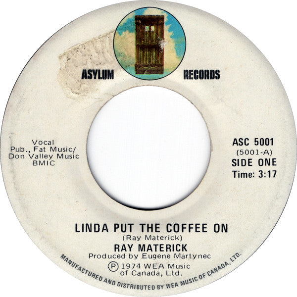 Ray Materick - Linda Put The Coffee On (45-Tours Usagé)