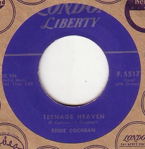 Eddie Cochran - Teenage Heaven (45-Tours Usagé)