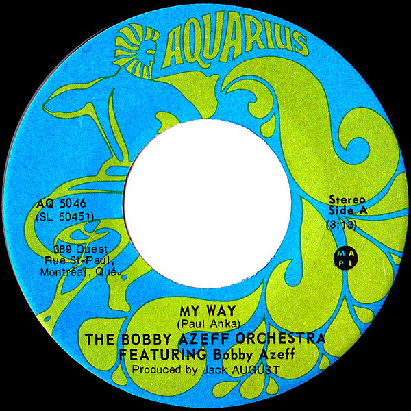 Bobby Azeff Orchestra - My Way (45-Tours Usagé)