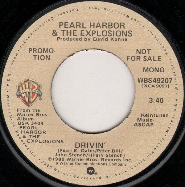 Pearl Harbor And The Explosions - Drivin (45-Tours Usagé)