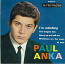 Paul Anka - Im Watching (45-Tours Usagé)