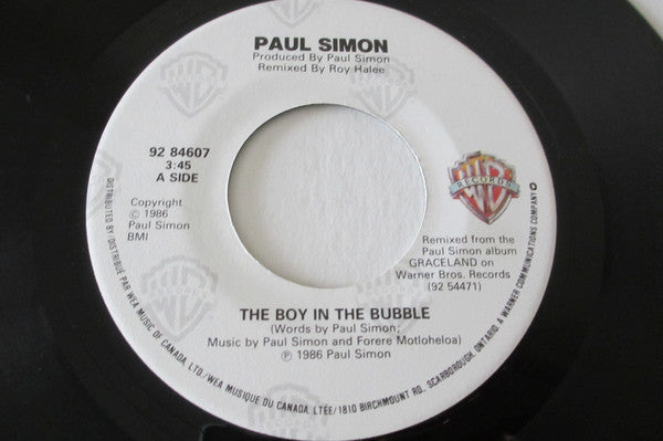 Paul Simon - The Boy In The Bubble (45-Tours Usagé)