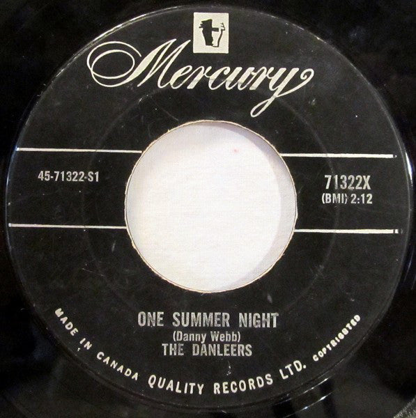 The Danleers - One Summer Night / Wheelin And A-dealin (45-Tours Usagé)