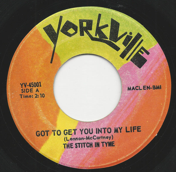 The Stitch In Tyme - Got To Get You Into My Life / Dry Your Eyes (45-Tours Usagé)