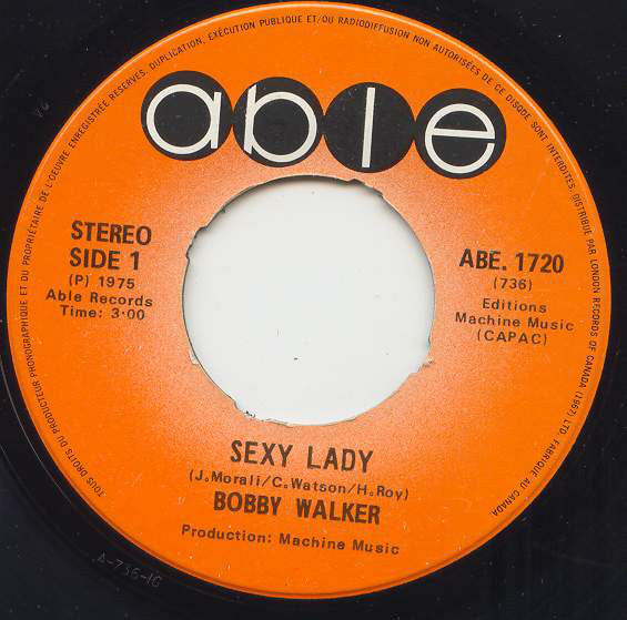 Bobby Walker (2) - Sexy Lady (45-Tours Usagé)