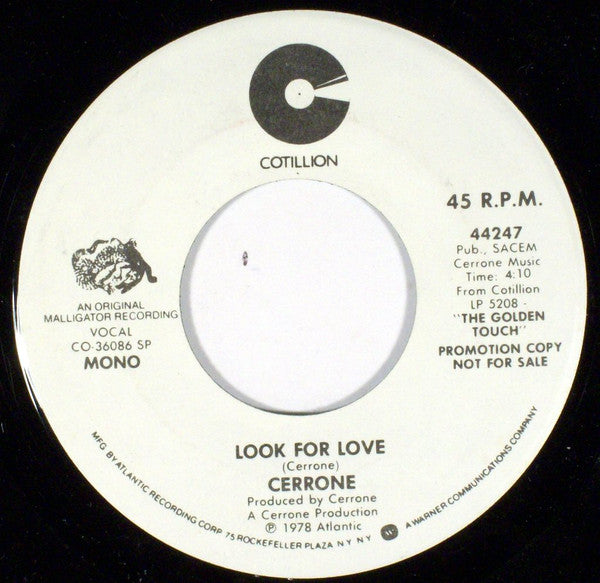 Cerrone - Look For Love (45-Tours Usagé)