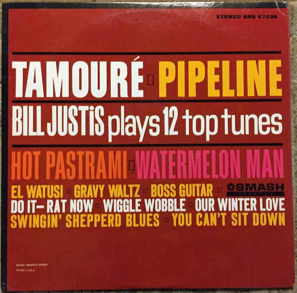 Bill Justis - Plays 12 Top Tunes (Vinyle Usagé)