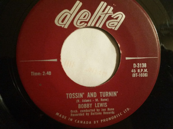 Bobby Lewis - Tossin And Turnin / Oh Yes I Love You (45-Tours Usagé)