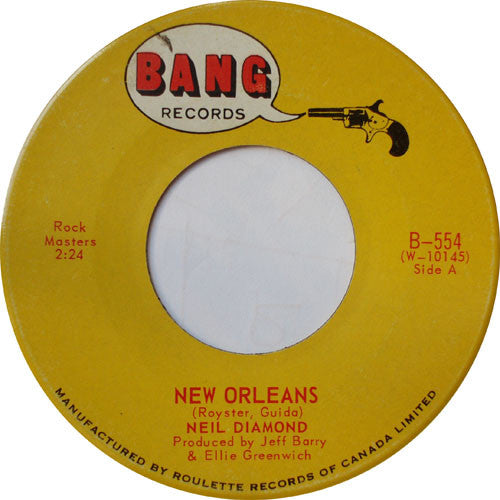 Neil Diamond - New Orleans / Hanky Panky (45-Tours Usagé)