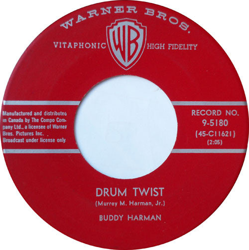 Buddy Harman - Drum Twist / Bye Bye Love (45-Tours Usagé)