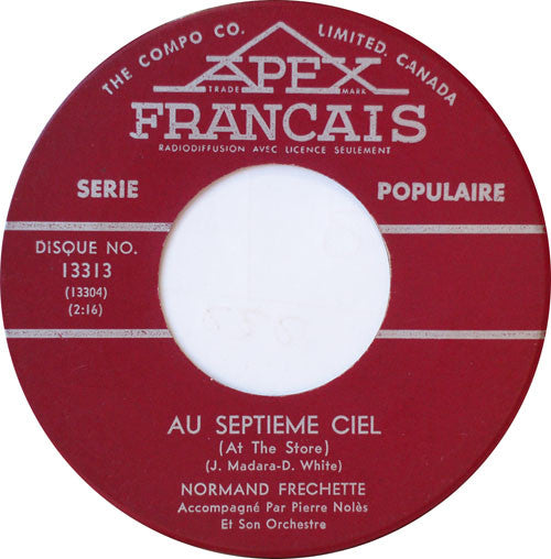 Normand Frechette - Au Septieme Ciel / Donne-moi (45-Tours Usagé)