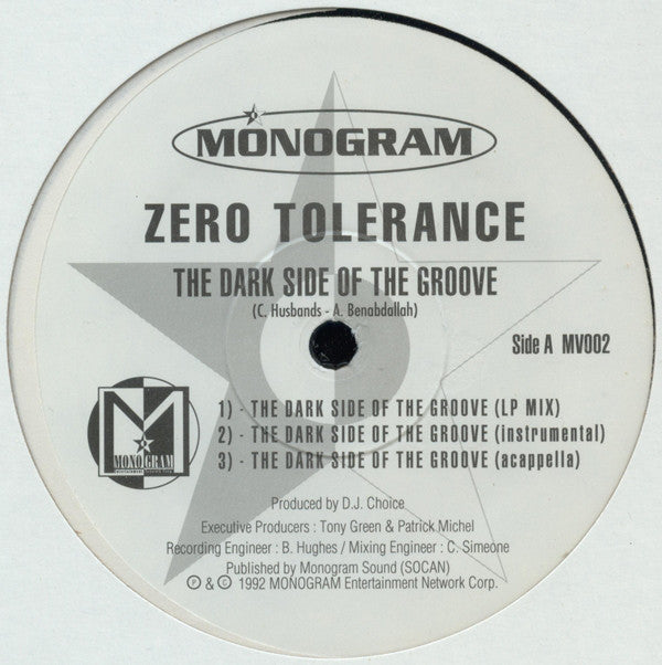 Zero Tolerance (6) - The Dark Side Of The Groove (Vinyle Usagé)