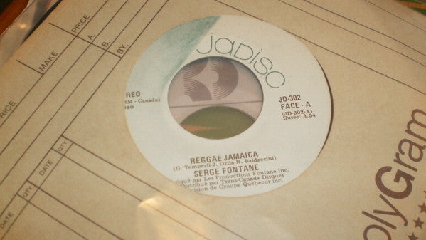 Serge Fontane - Reggae Jamaica (45-Tours Usagé)