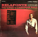 Harry Belafonte - Belafonte Returns to Carnegie Hall (Vinyle Usagé)