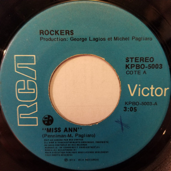 Les Rockers (2) - Miss Ann (45-Tours Usagé)