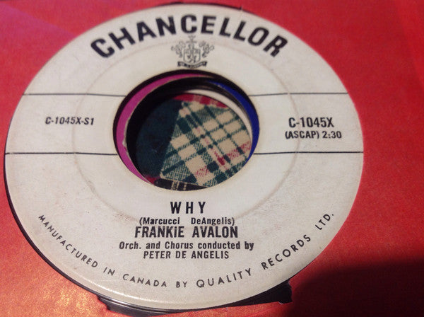 Frankie Avalon - Why / Swingin On A Rainbow (45-Tours Usagé)