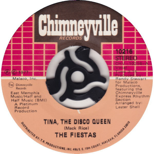 The Fiestas - Tina The Disco Queen (45-Tours Usagé)