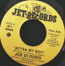 Joe Di Dodo - Attsa My Boy (45-Tours Usagé)