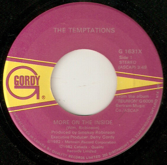 The Temptations - More On The Inside (45-Tours Usagé)