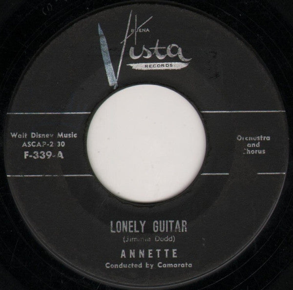 Annette (7) - Lonely Guitar / Wild Willie (45-Tours Usagé)