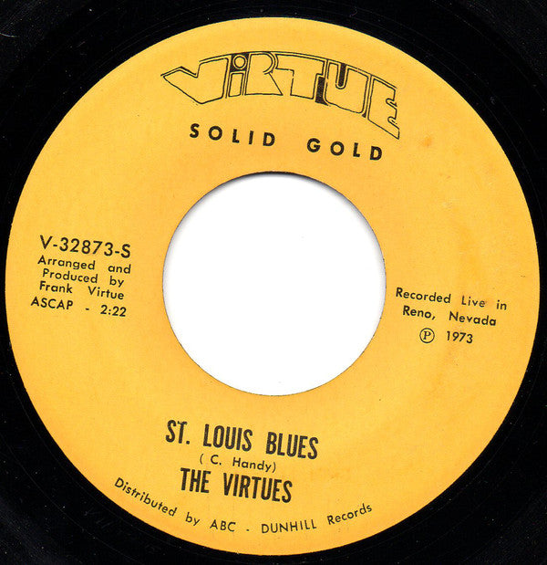 The Virtues - St Louis Blues / Guitar Boogie Shuffle (45-Tours Usagé)