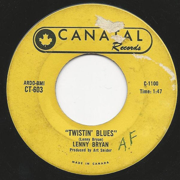 Lenny Bryan (2) - Twistin Blues (45-Tours Usagé)