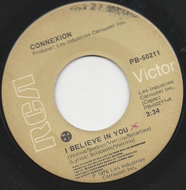 Connexion (5) - I Believe In You (45-Tours Usagé)