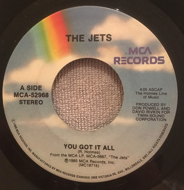 The Jets - You Got It All (45-Tours Usagé)