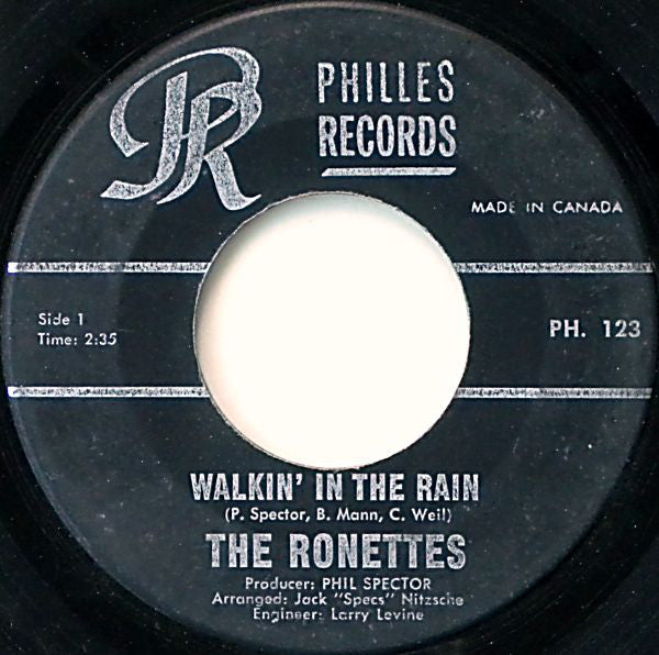 The Ronettes - Walking In The Rain (45-Tours Usagé)