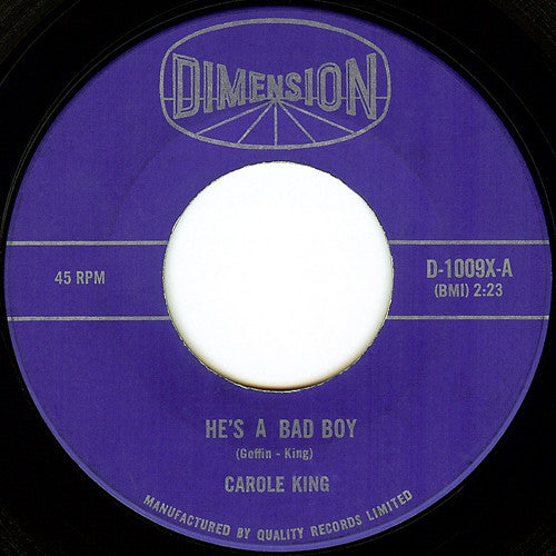 Carole King - Hes A Bad Boy (45-Tours Usagé)