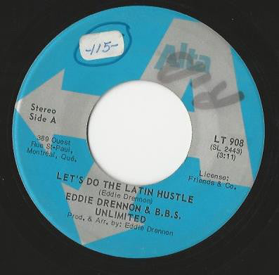 Eddie Drennon And The Bbs Unlimited - Lets Do The Latin Hustle (45-Tours Usagé)