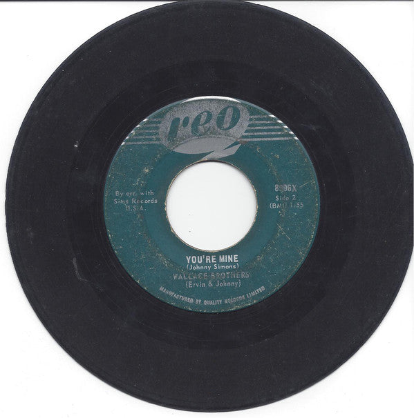 The Wallace Brothers - Precious Words / Youre Mine (45-Tours Usagé)