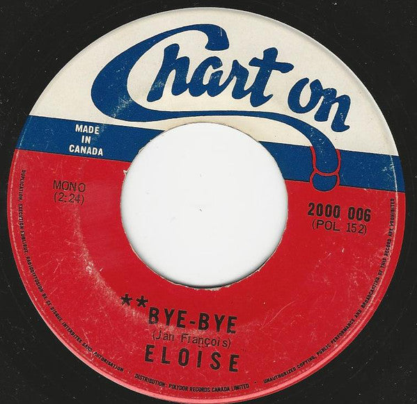 Eloise (5) - Bye-bye (45-Tours Usagé)