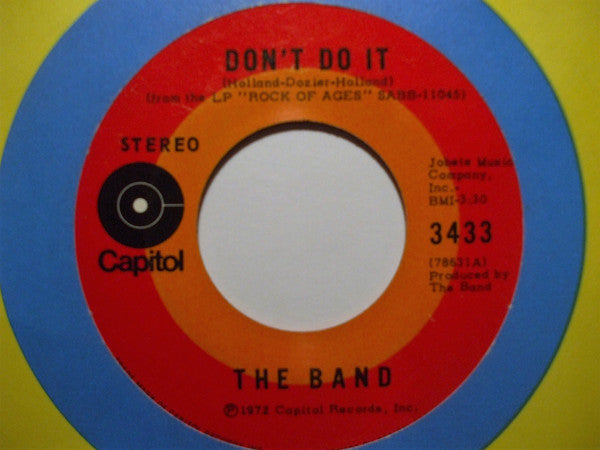 The Band - Dont Do It (45-Tours Usagé)