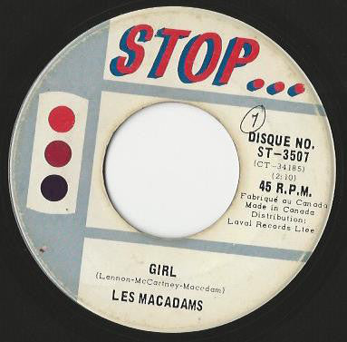 Les Makadams - Girl - A La Fin Des Beaux Jours (45-Tours Usagé)