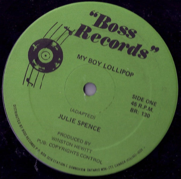 Julie Spence - My Boy Lollipop (Vinyle Usagé)