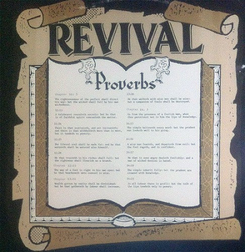 Revival (3) - Proverbs (Vinyle Usagé)