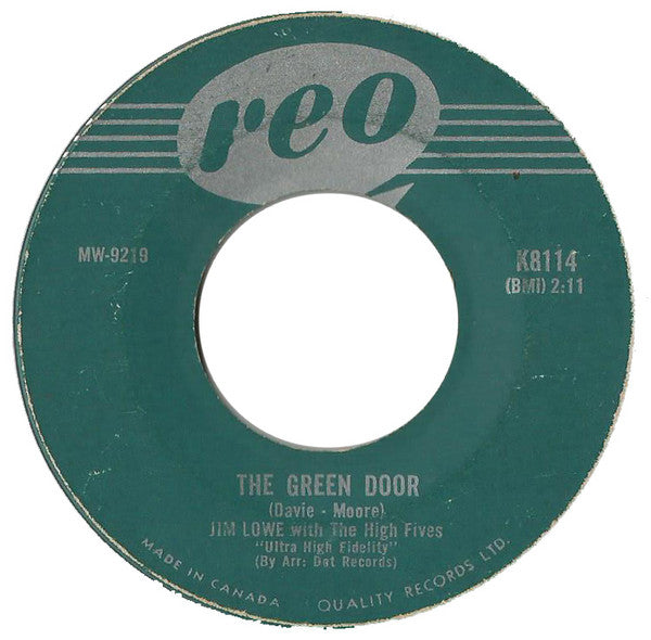 Jim Lowe (2) - The Green Door / (the Story Of) The Little Man In Chinatown (45-Tours Usagé)