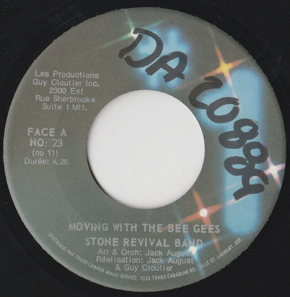 Stone Revival Band - Moving With The Bee Gees (45-Tours Usagé)