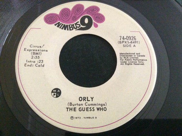 The Guess Who - Orly (45-Tours Usagé)