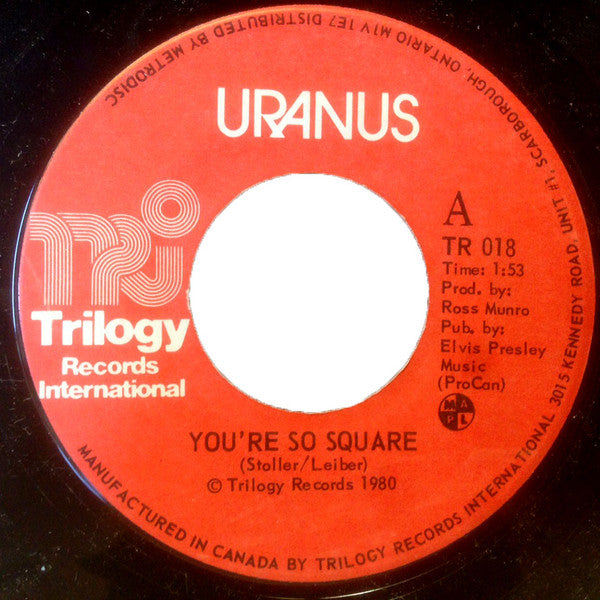 Uranus (15) - Youre So Square (45-Tours Usagé)