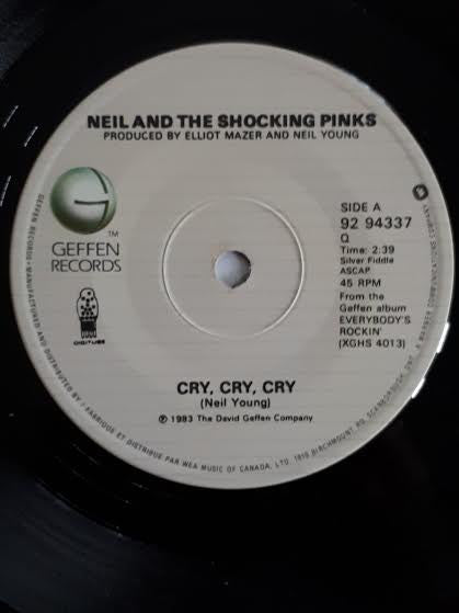 Neil Young And The Shocking Pinks - Cry Cry Cry (45-Tours Usagé)