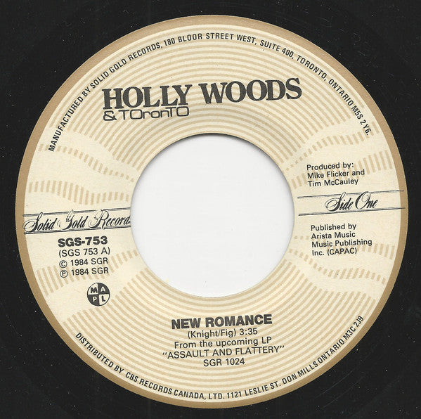 Holly Woods And Toronto (4) - New Romance (45-Tours Usagé)