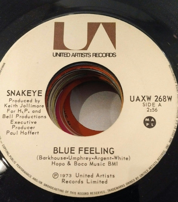 Snakeye - Blue Feeling (45-Tours Usagé)