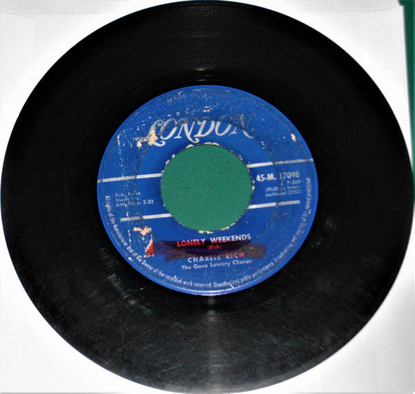 Charlie Rich - Lonely Weekends / Everything I Do Is Wrong (45-Tours Usagé)