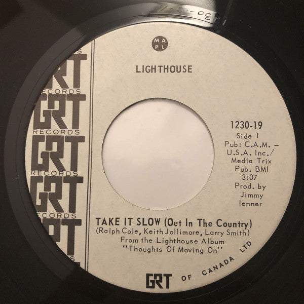 Lighthouse (2) - Take It Slow (out In The Country) (45-Tours Usagé)