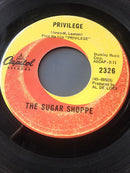 The Sugar Shoppe - Privilege/poor Papa (45-Tours Usagé)