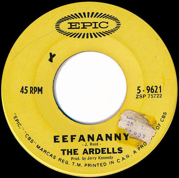 The Ardells (2) - Eefananny / Lonely Valley (45-Tours Usagé)